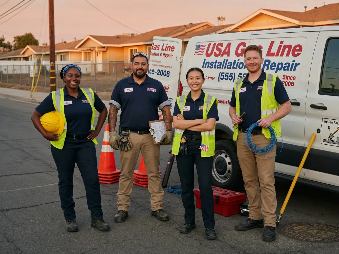 Gas Line Installation company in Kasbeer, IL
